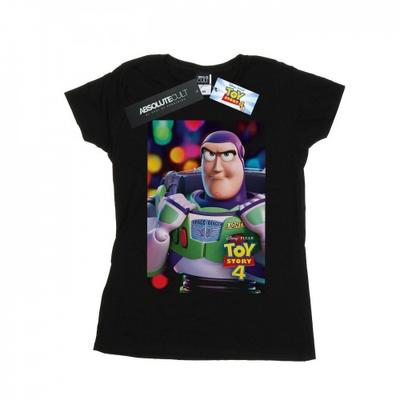 Womens/Ladies Toy Story 4 Buzz Lightyear Poster Cotton T-Shirt