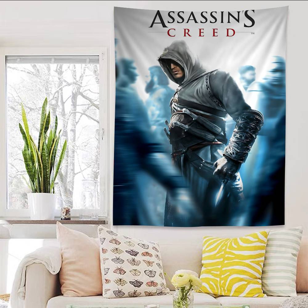 Game Classic AAssassins Cool CCreed Anime Tapestry Hanging Tarot Hippie Wall Rugs Dorm Home Decor