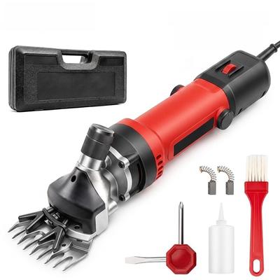 690W Professional Electric Sheep Shears 6-Speed Farm Clippers with Detachable Cutter Head Adjustable Pressure Heavy-Duty Copper Motor Grooming Ki