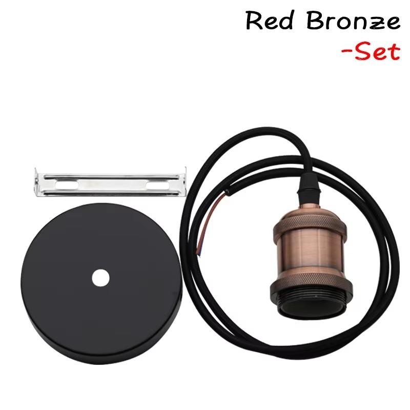 E27 Retro Ceiling Pendant Lights Base Vintage Chandelier Hanging Lamps Holder Bedroom Industrial Loft Indoor Lighting Decor