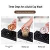 OEING Built-in Stainless Steel Sink Cup Rinser with Drain Tray