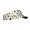 Cute Avocado Kawaii Sports Sun Visor Hats Adjustable Lightweight Packable Cooling Empty Top Visor Hat for Running Tennis Golf