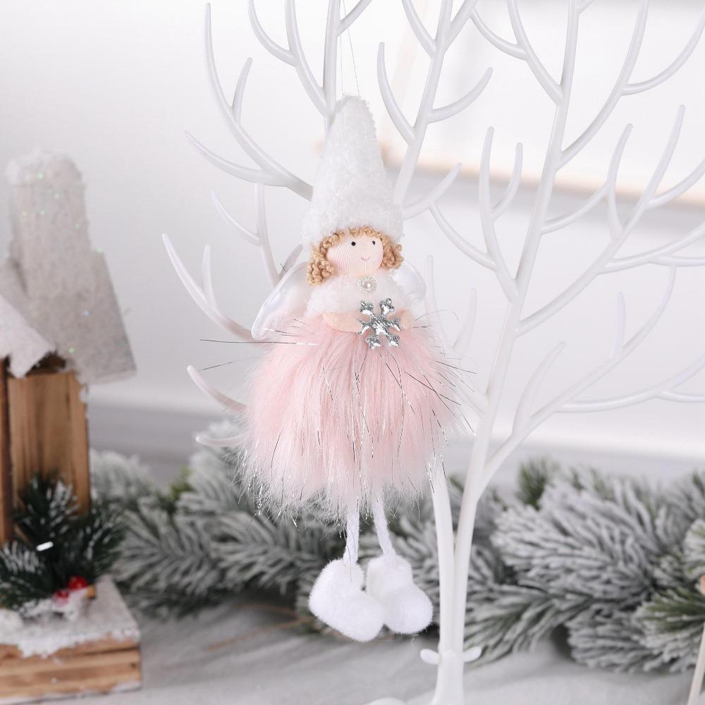 New Christmas Supplies Christmas Feather Angel Christmas Tree Decoration Pendant Small Pendant Christmas