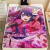 1Pc Cartoon Print Flannel Blanket, High Quality Comfortable for All Seasons, Home Decor, Warmth and Comfort, Perfect for Christmas Birthday Gift