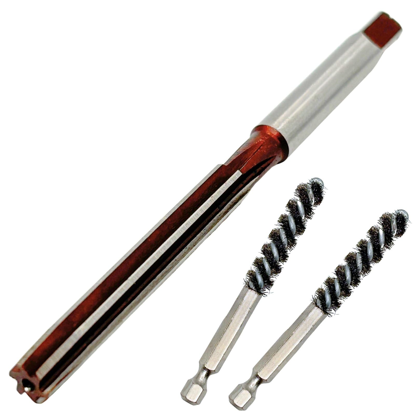 

MARUHADO Hosel Cleaner Cleaning Set Golf Reshaft Drill Bit For Clubs Wood Iron Rough Reamer & 2 Finishing Brushes