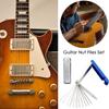 Instruments Fret Crowning Slot Grinder Luthier Repair Tool Guitar Nut Files Set Slotting File Kits