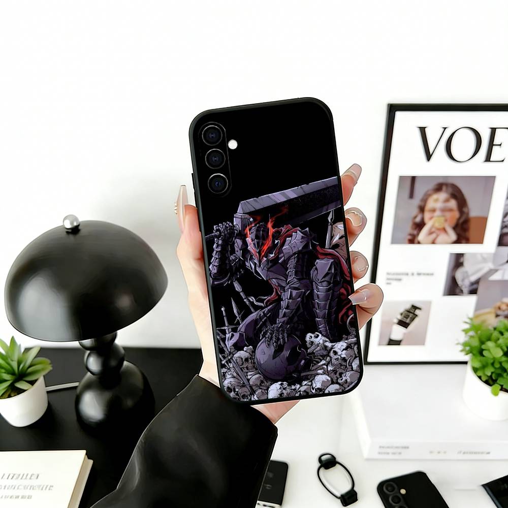 Cool Popular B-Berserk Comic Phone Case For Samsung Galaxy A73,A72,A71,A70,A53,A52,A51,Soft Silicone Black Cover