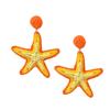 Beach Vintage Styles Starfish Earrings Portable Geometric Dangle Earrings for Trendy Women Party Fashion Accessories