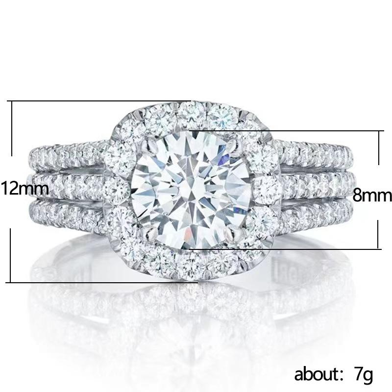 Lady Zircon Ring Wedding Engagement Ring