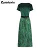 Plus Size Vintage Velvet Paisley Overalls Elegant Dress Women's Maxi Gown