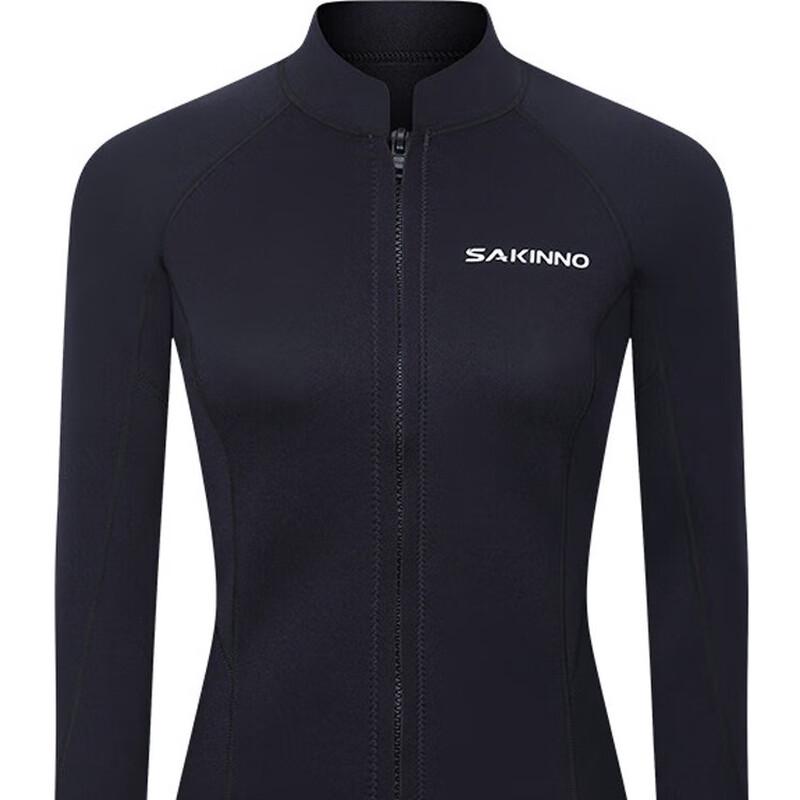 WEZHO Men's 2mm Long Sleeve Wetsuit Top