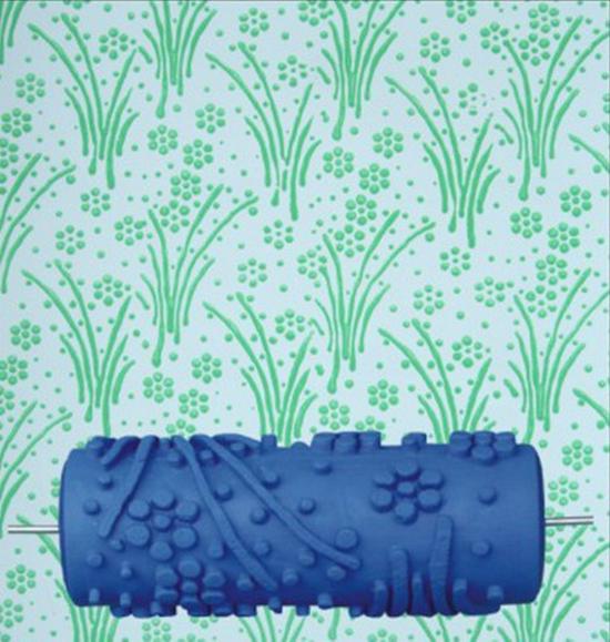 5-Inch Liquid Wallpaper Pattern Roller - DIY Stippling & Wall Painting Tool