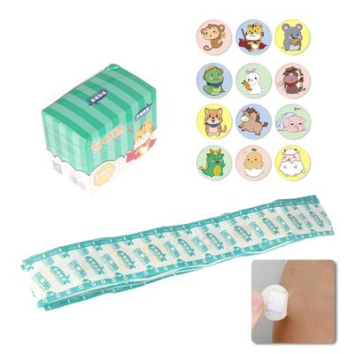120Pcs/Box Waterproof Breathable Round Band Aids Adhesive For Children Wound Care First Aid