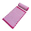 2pcs Body Massager Cushion Mat Relieve Acupressure Yoga Pad Pillow Set Purple