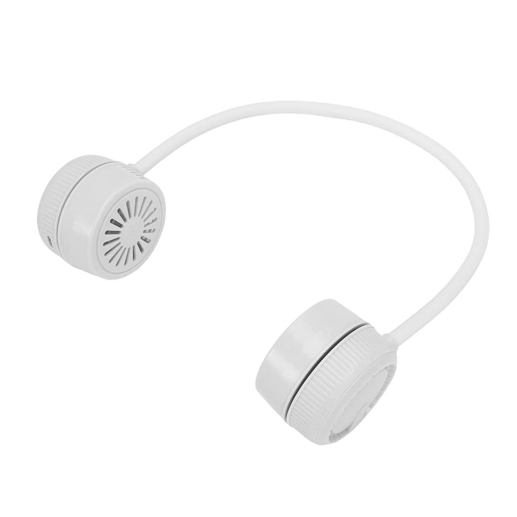 Portable Bladeless Neck Fan 3 Speed   Rechargeable Wearable   Fan for Outdoor   Travel Sports