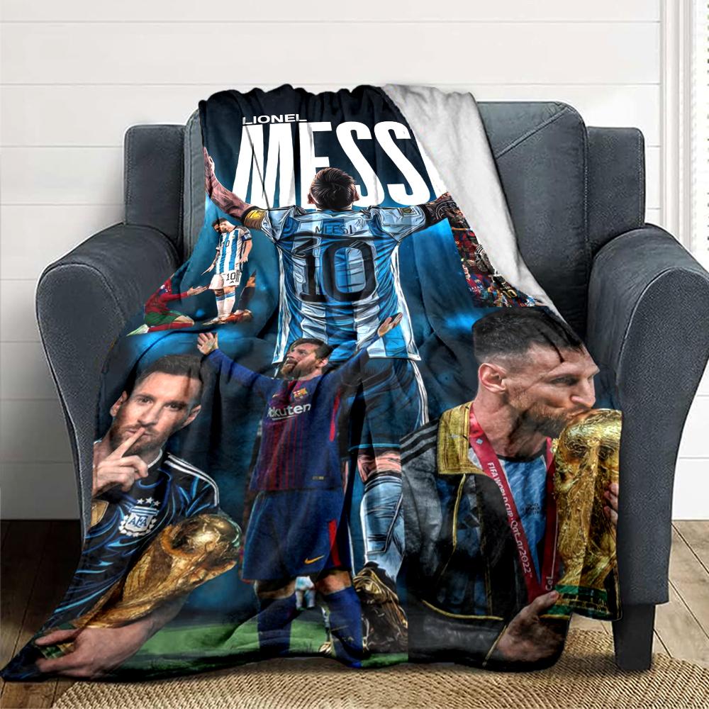 Passion Driven Soccer Star printed flannel breathable and warm blanket, a stylish home gift, suitable for home, office and bedspread use. 15a187