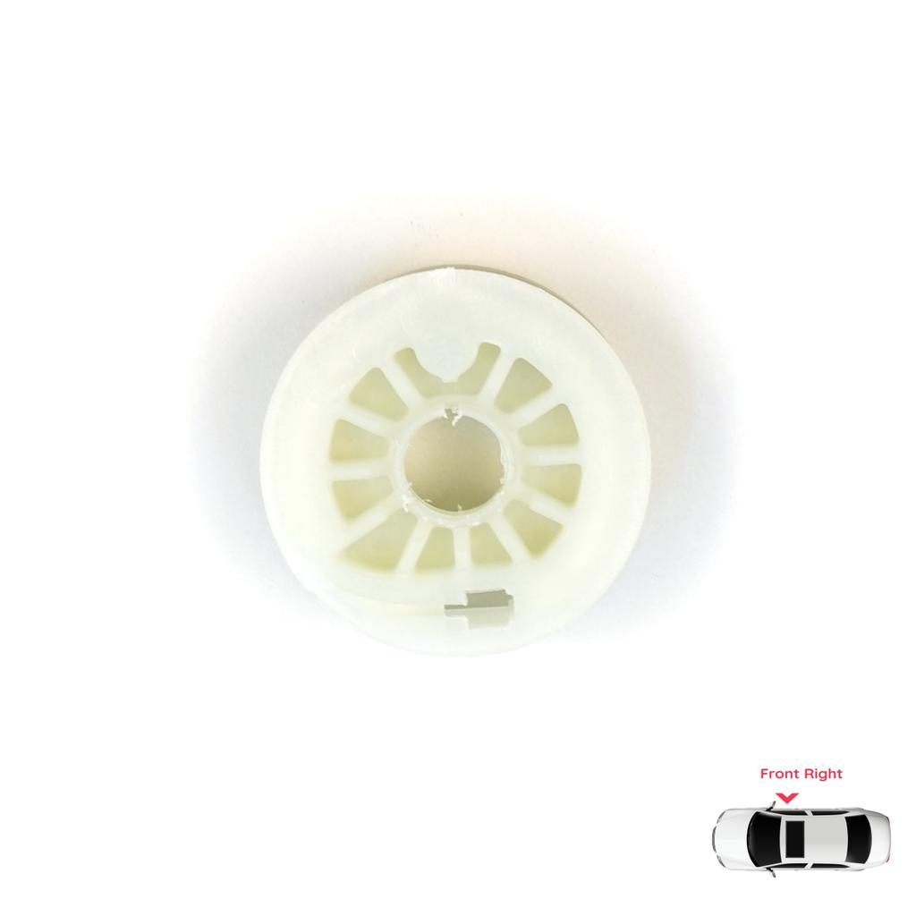 V2BWR5222 Window Regulator Repair Cable Roll Gear Reel Wheel Pulley Front Right for Hyundai I30 MK2 GD 2011-2017 Kia Ceed MK2 JD 2012-2018 5-Door
