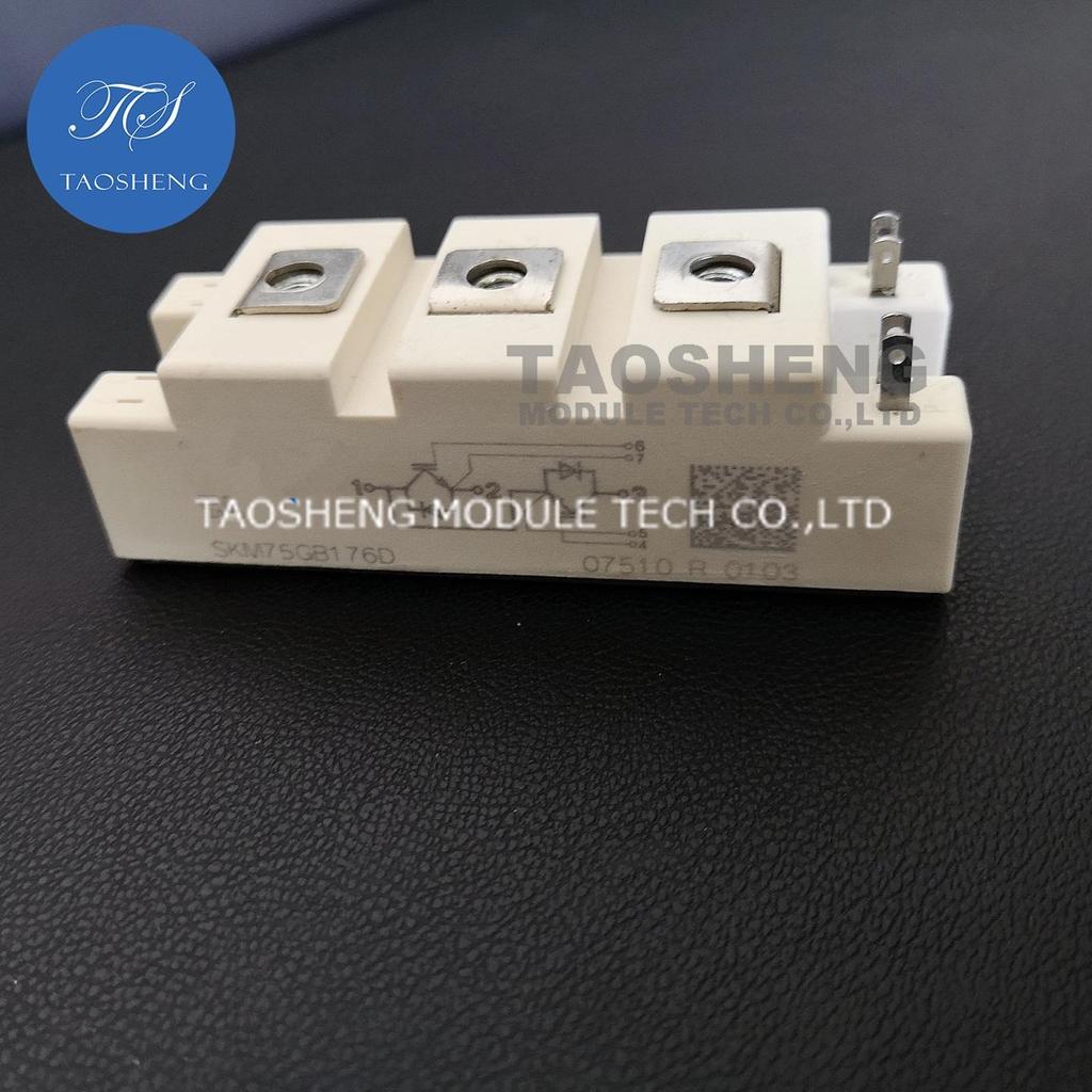 1PCS SKM75GB176D 75A/1700V New and Original IGBT (TAOSHENG) MODULE #TS027