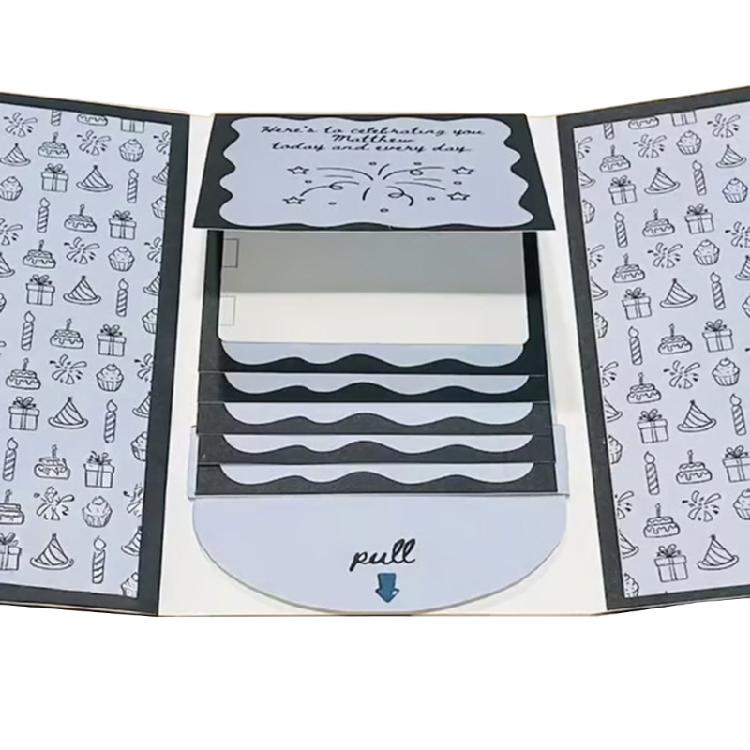 Handcrafted Waterfall Card Holders For Holiday Gifting Custom Cover Family Friend Collaboration Festival Parties Favors