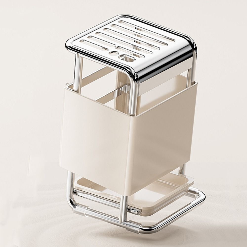 Stable Stainless Steel Knives Holder Anti-slip Chopstick Bucket Cutlery Organizer  for Home
