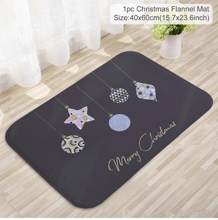 Christmas Door Mat Santa Claus Outdoor Carpet Merry Christmas Decorations for Home  Navidad Xmas Ornament New Year 2025
