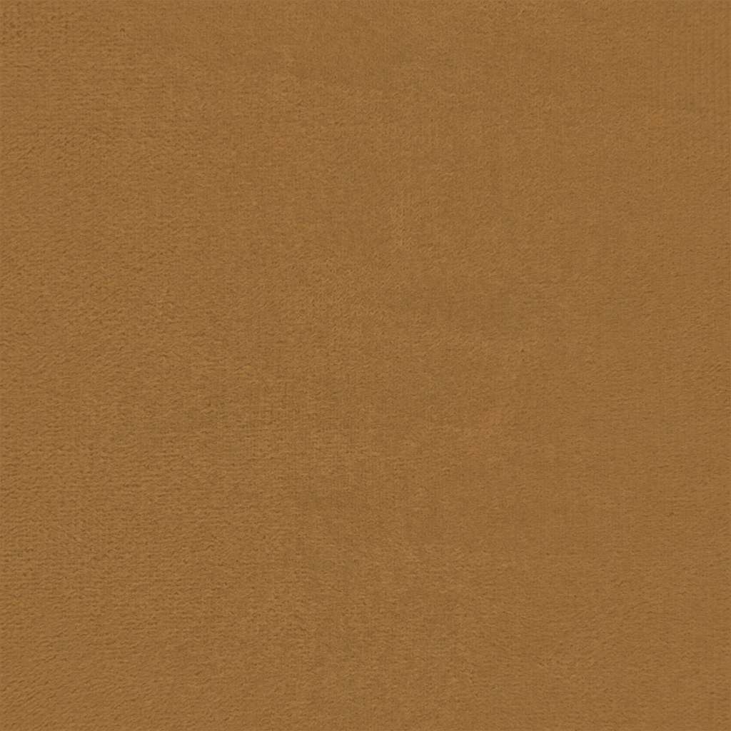 Vidaxl Poduszki Ozdobne, 2 Szt., Brązowe, Ø15X50 Cm, Aksamit