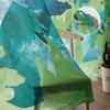 Mountains Trees Green Landscape Sheer Curtain for Living Room Hall Wall Dress Up  Home Window Supplies Pop Print Tulle Curtains