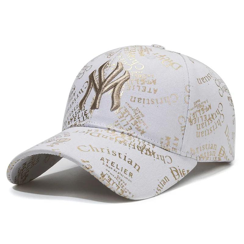

Весенняя мода роскошь вышитые буквы бейсболки женские мужские женские мужские спортивные козырьки Snapback кепки солнцезащитные кепки Gorras Hat 58-62CM белый