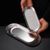 Korean Style Stainless Steel Oval Tray