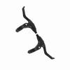 1 Pair Ultralight Aluminum Alloy Bicycle Brake Set Mountain Bike Braking Handles Parts(Black)