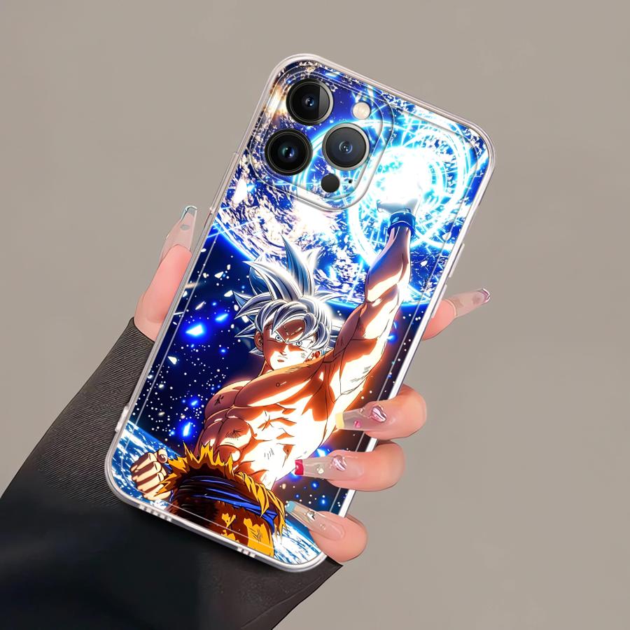 Dragon Ball Goku Soft Phone Cover Case for iPhone 17 Pro Max 16 12 Mini 15 XR 11 7 8 Air 14 Plus XS Max 13 Pro