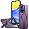 Military Anti-fall Cooling Hole Design Magnetic Case For Xiaomi Poco C85 Redmi 15C 4G 171.6mm 5G 173.2mm Metal Stand Back Cover