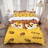 3pcs Set Chip & Dale1pc of Quilt Cover+2pcs of Pillowcase, No Core, Print Bedding, All Seasons Bedroom Setting026