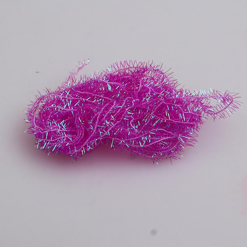 Chenilă cu sclipici față-verso pentru legarea muselor: Fir de Ninfa de Cristal Colorat