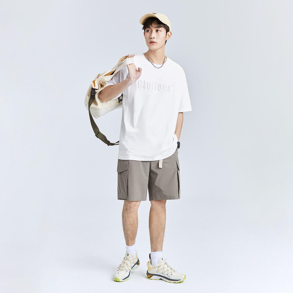 PEACEBIRD MEN T-Shirts Unisex Crew Neck Moderate BWDAC2864