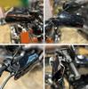 Black Motorcycle Handguard Handlebar Windshield Handguard Protector Fits Sportster 883