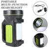 Portable Hand Lamp Rechargeable LED Strong Searchlight Flashlight 2 Lighting Modes Emergency Hiking Camping Energe Saving Torch