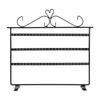 72 Holes Earrings Necklace Bracelet Rings Jewelry Display Stands Hanger Holder Rack Black