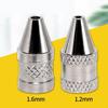 5Pcs 1.6mm/1.2mm Nozzle Iron Tips Metal Soldering Welding Tip For Electric Vacuum Solder Sucker Desoldering Pumps Welding