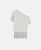 Nash Folded Draping Sweatshirt Melange Gray