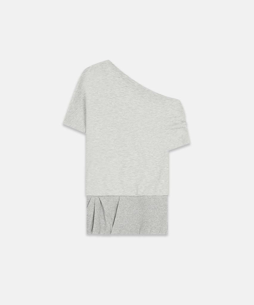 Nash Folded Draping Sweatshirt Melange Gray