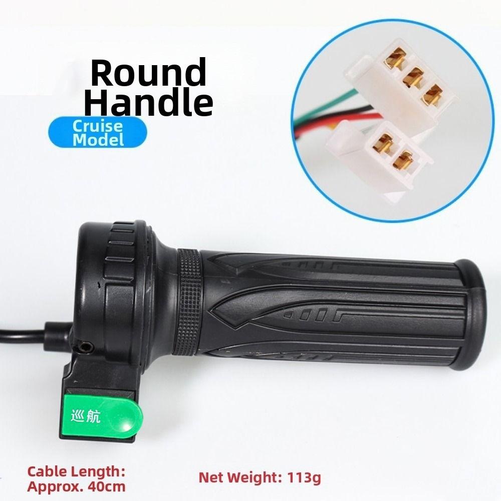 Black Electric Vehicle Handlebar Multistyles E-Bike Twist Throttle Reverse Switch Accessories