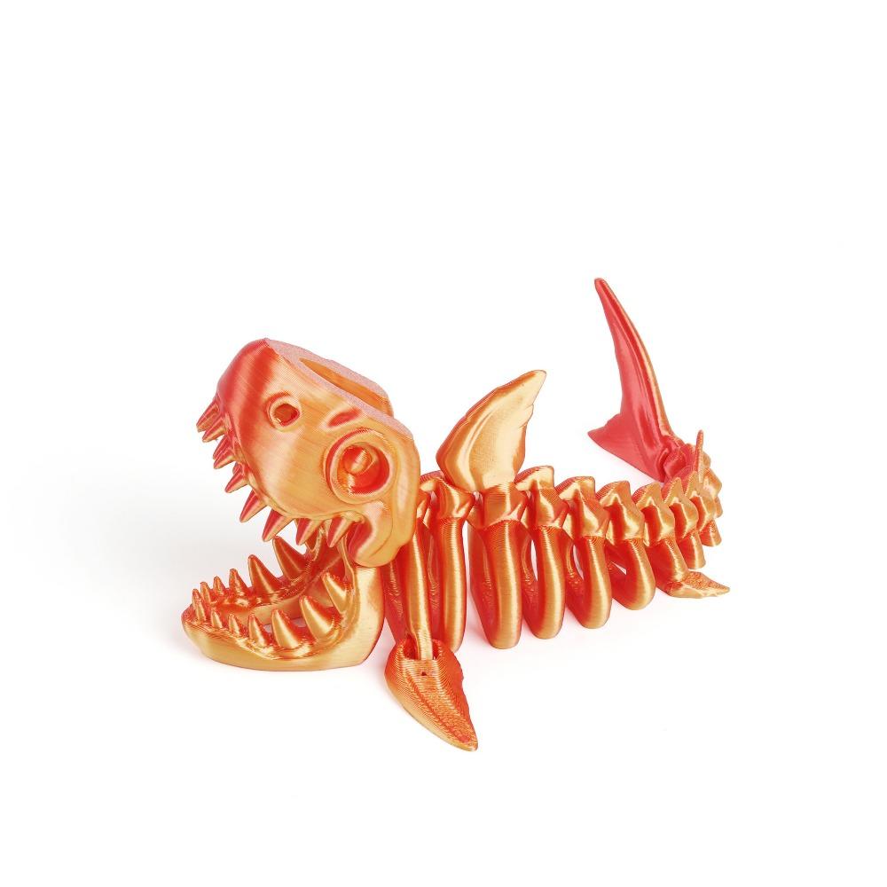 

Пластик PLA 3D-печать Модель акулы Многосуставная подвижная экшн-модель Акула Домашнее украшение Style 6