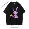 La Fantastica T-shirt Digitale del Circo Jax Uomo Donna Estate 100% Poliestere Abbigliamento Cartone Animato Oversize Manica Corta Top Streetwear