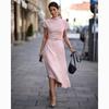 Spring and Summer Women's Fashionable and Casual Solid Color Dress