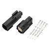 INFINAUTO 1 Set 4 Pin Headlight Waterproof Connector Plug 1.5mm Series Female Male Wire