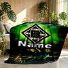 Custom Name Personalized Borussia Monchengladbach Print Blanket, Home Decor, Bedroom, Sofa, Camping, Couch, Gifts for Birthday ChristmasEnthusiasts