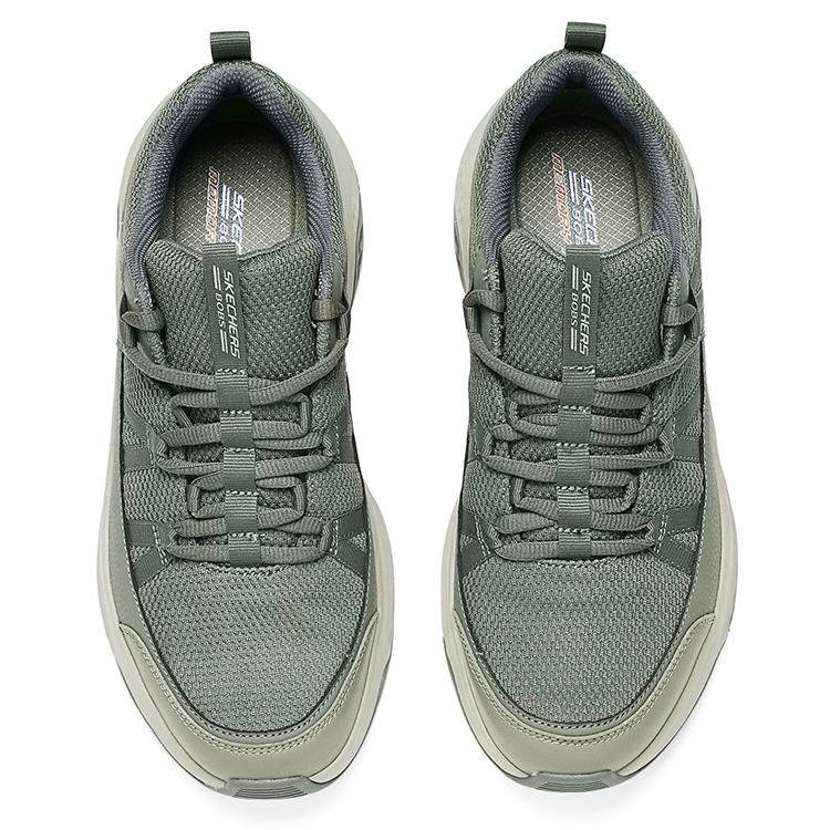 Skechers Bobs Uomo Comode Versatili Ammortizzanti Antiscivolo Resistenti Scarpe Casual Basse Sneakers Uomo Grigio Verde 118123-CHAR