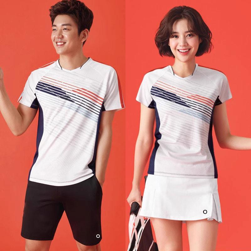 Womens Quick-Dry Badminton Shirt Sport Top Tennis Pickleball Volleyball Training Competition