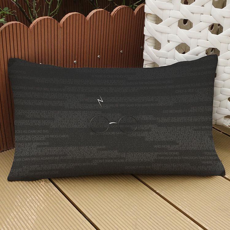 Badge Hogwarts Potter Pillowcase Cushion Cover Home Decor New